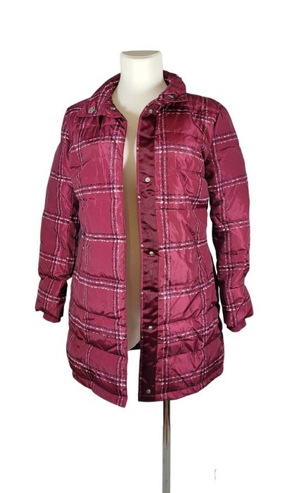 Nowa bordowa pikowana kurtka damska 38,M/40,L BonPrix