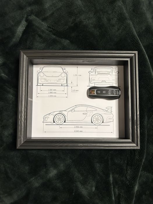 Porsche 911 GT3 RS Ramka z kluczykiem