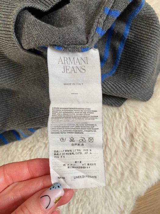 Sweter męski rozmiar M marka Armani Jeans