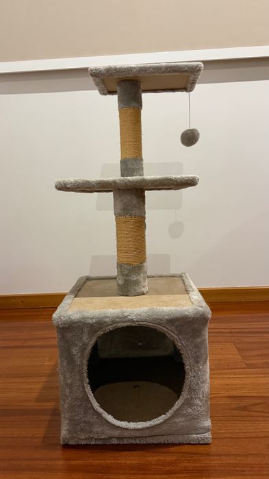 Arranhador árvore gato