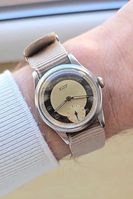 Tissot Bullseye  z 1944 roku II Wojna Światowa  Vintage