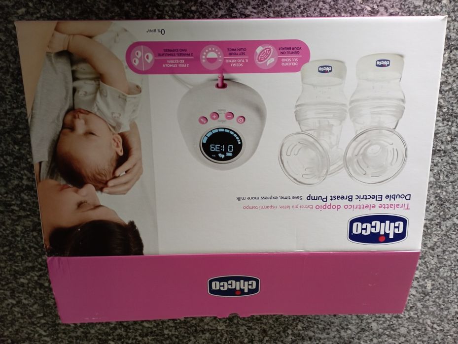 Bomba elétrica Chicco dupla para tirar leite