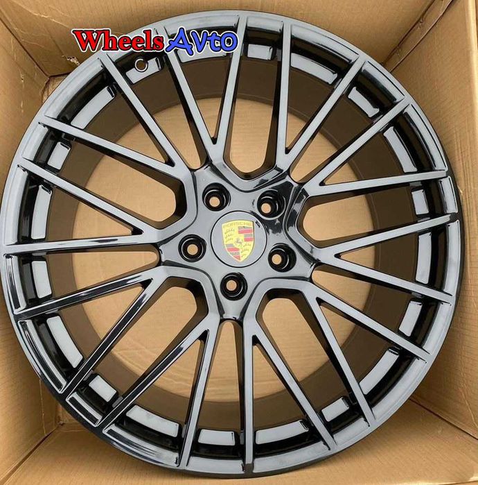 диски R20 5x130 Porsche Cayenne Audi Q7 черные разноширокие