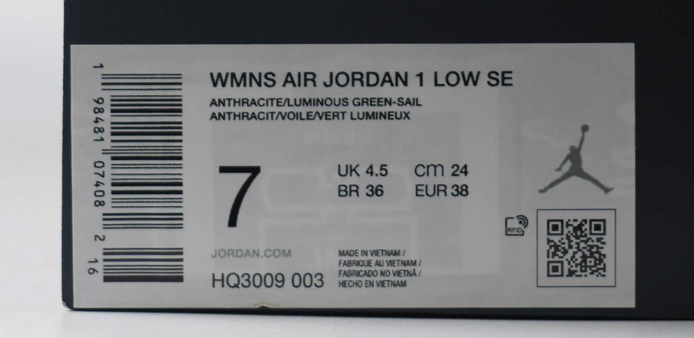 Air Jordan 1 Low SE HQ3009 roz. 38