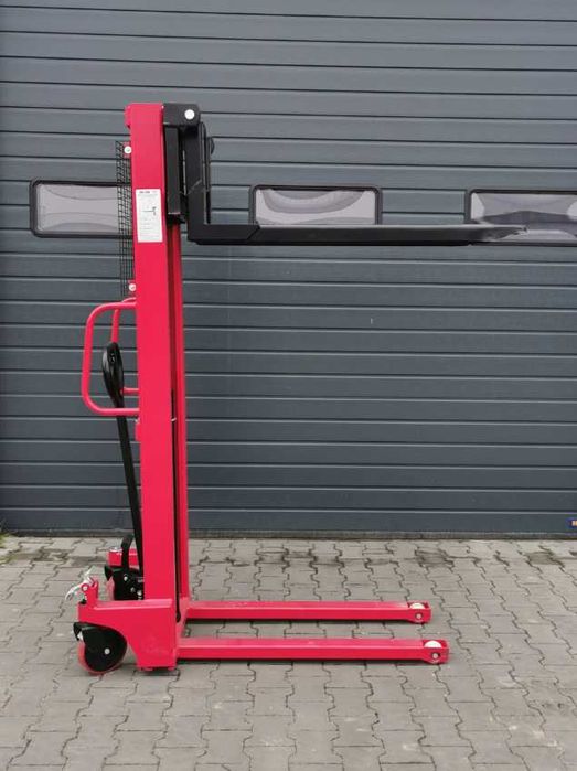 Nowy WÓZEK PALETOWY PODNOŚNIKOWY masztowy sztaplarka 1000kg 2000kg