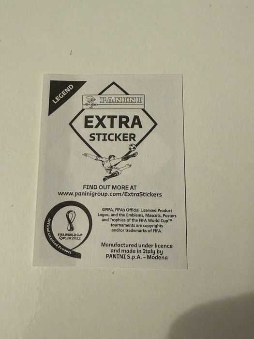 Cromo Lionel Messi - extra sticker prateado - Mundial 2022