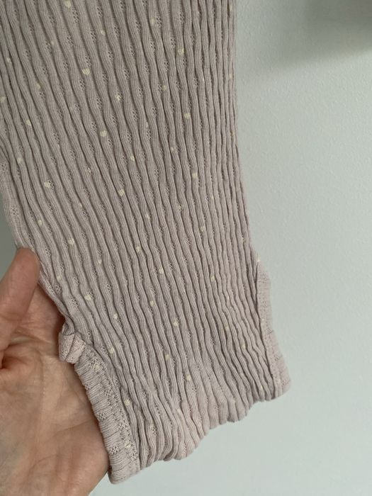 Body liliowe prążkowane lil’ atelier 56 kropki kremowe jak newbie