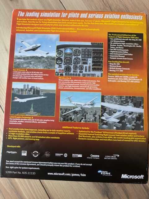 Microsoft Flight Simulator 2000 BIG BOX ENG PC