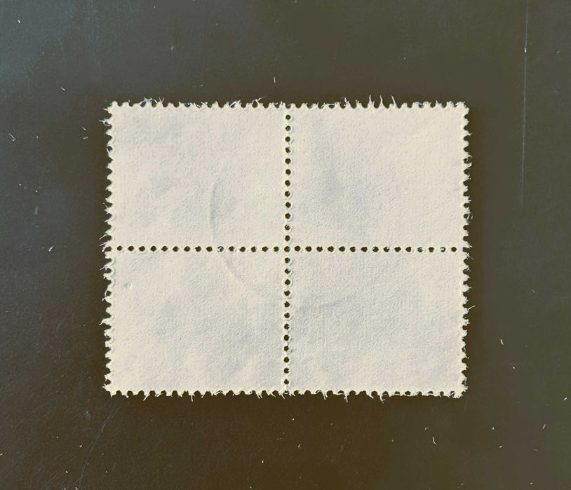 Quadra de selos usados de 1$00 - Instrumentos de trabalho - 1979