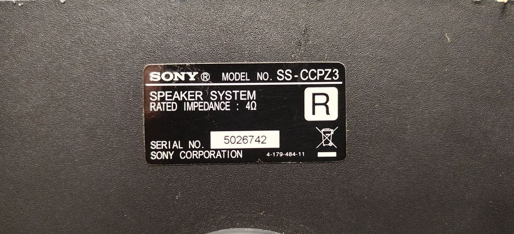 Kolumny monitory SONY SS-CCPZ3