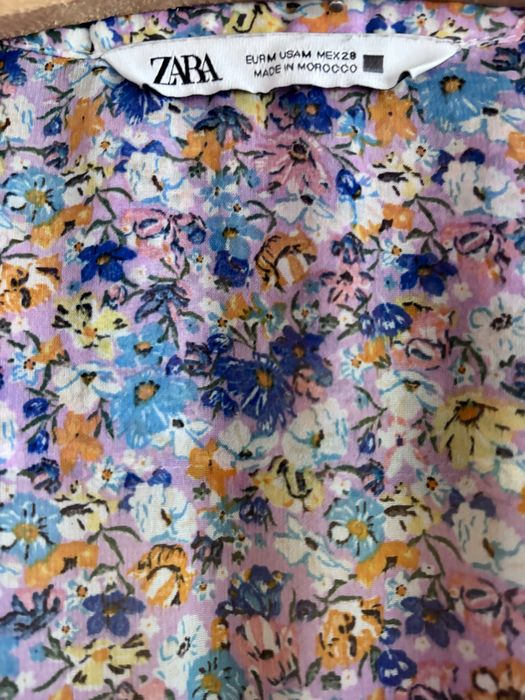 kwiecista sukienka letnia r. M Zara boho style