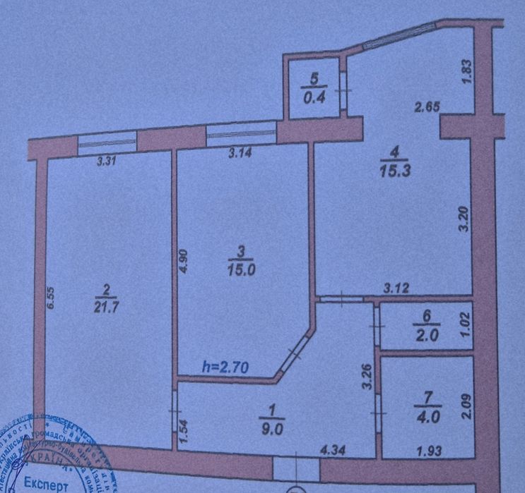 Продаж двокімнатна квартира Виставка ЖК "Олімпійський"