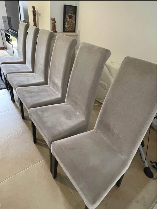 Mesa de Jantar extensiva 6 Lugares +6 cadeiras