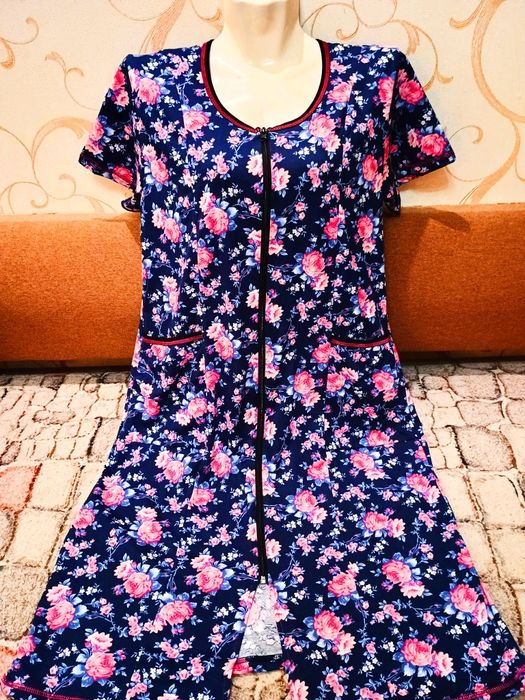 Халати жіночі трикотажні. Опт та роздріб