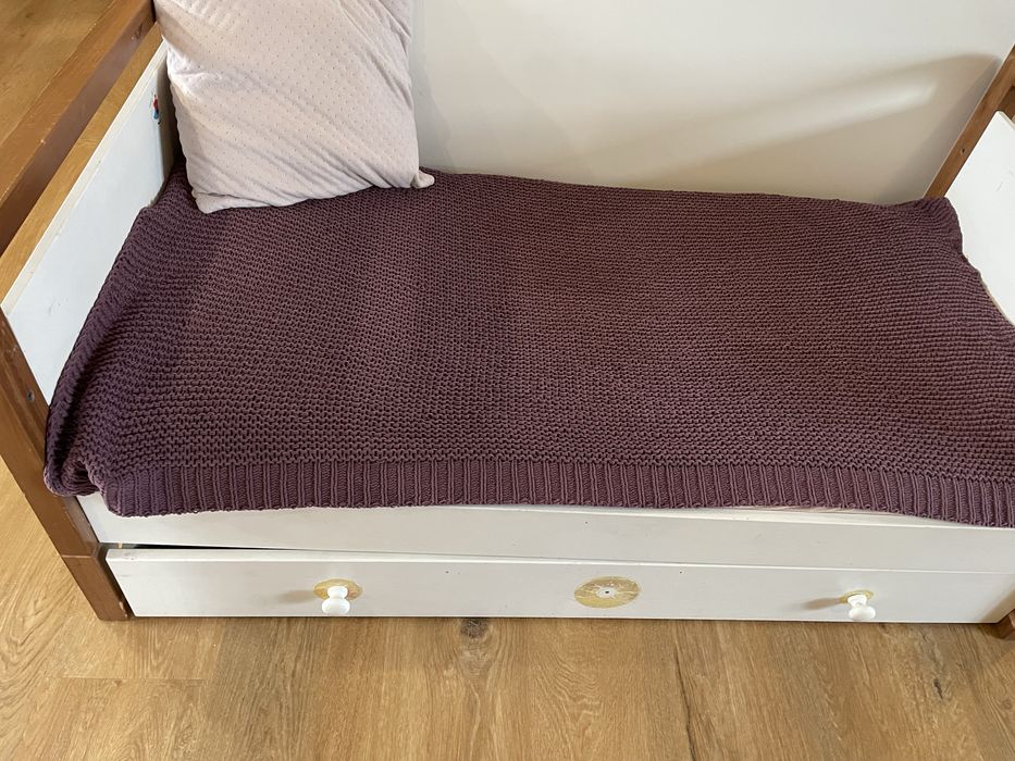 Pinio Łóżeczko - Tapczanik 3w1 - 140 X 70 Z Szufladą Filo Pinio +półka