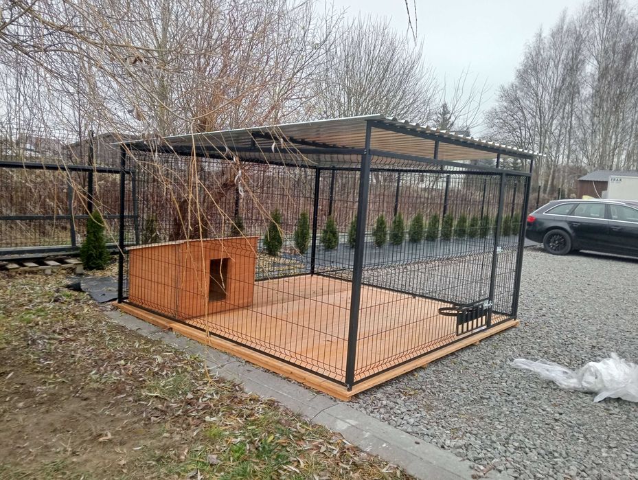 Kojce Boxy dla psów Spawane Transport Montaż