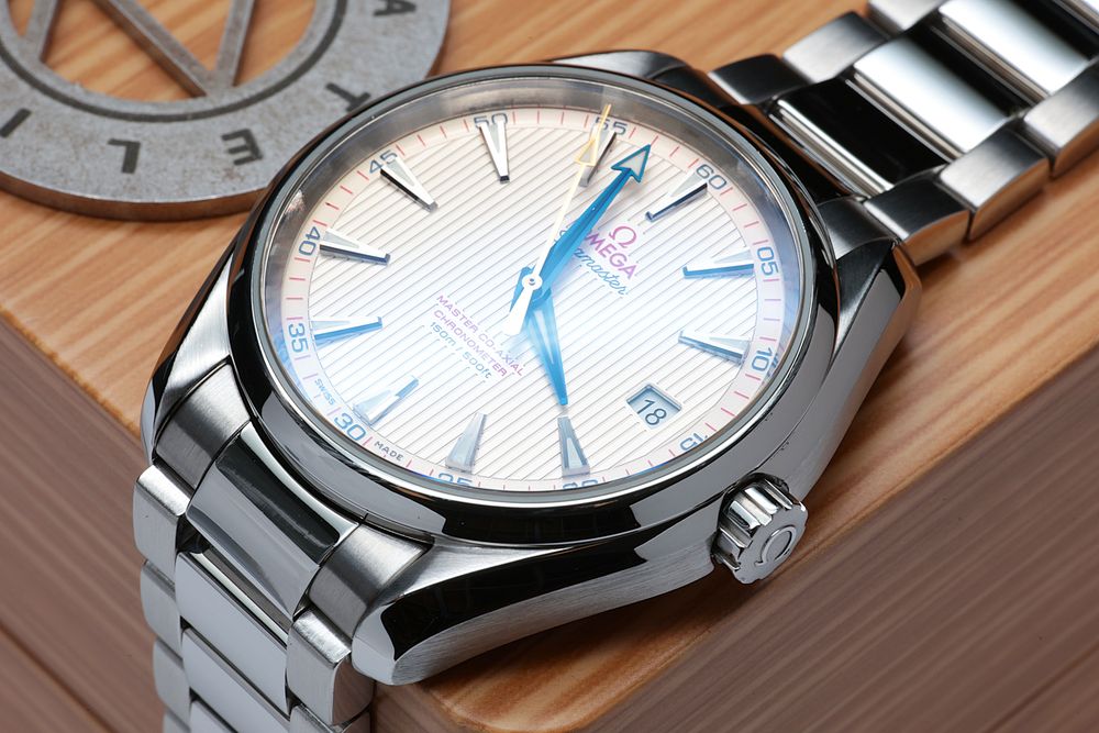 Omega Seamaster Aqua Terra 150M GOLF | Teak Silver Dial | Full Set | 2018