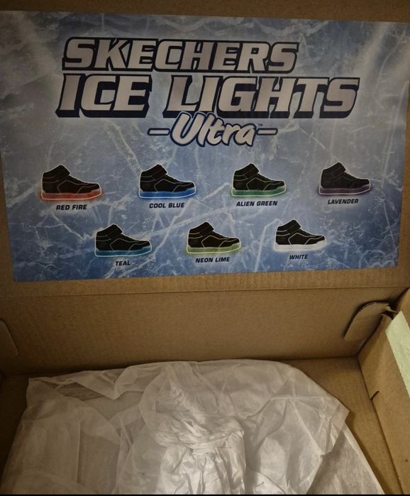Skechers świecące chłopięce