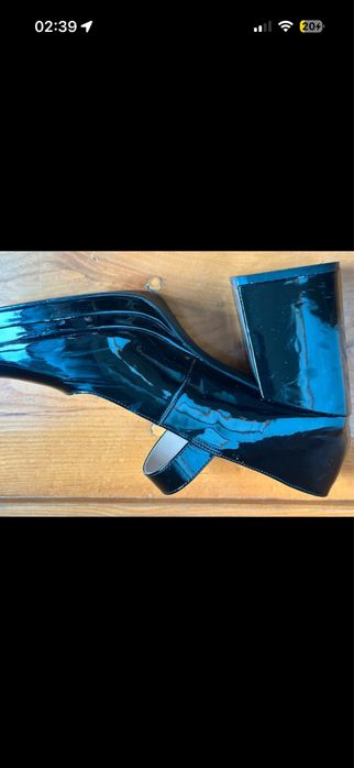 Czarne Buty Na platformie Steve Madden 40 Mary Jane