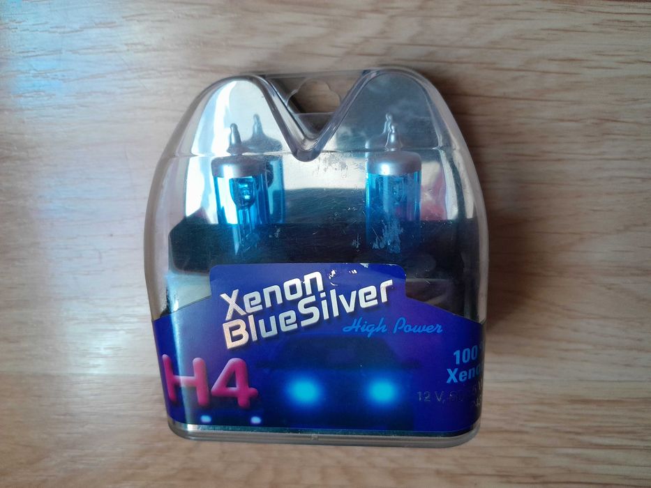 Żarówka H4 12V 60/55W Xenon Blue Silver