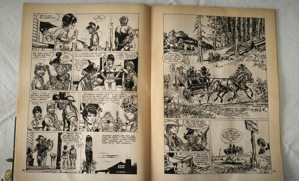 Lote 2 Revistas Comanche (Nrs. 1 e 2) - Editora Vecchi / Hermann e Greg