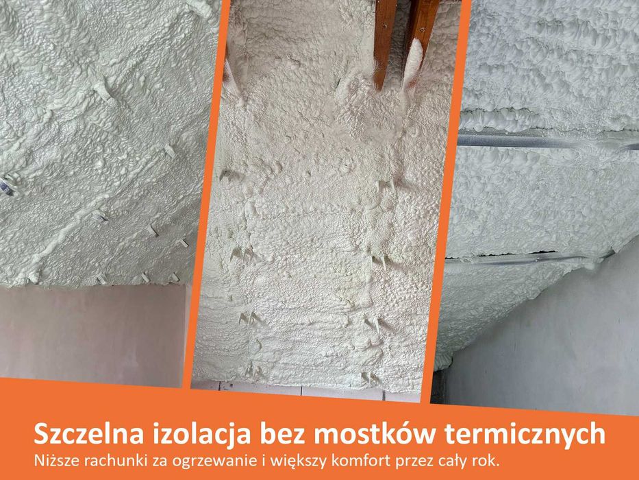 Ocieplenie poddasza pianką Dębica | Piana PUR