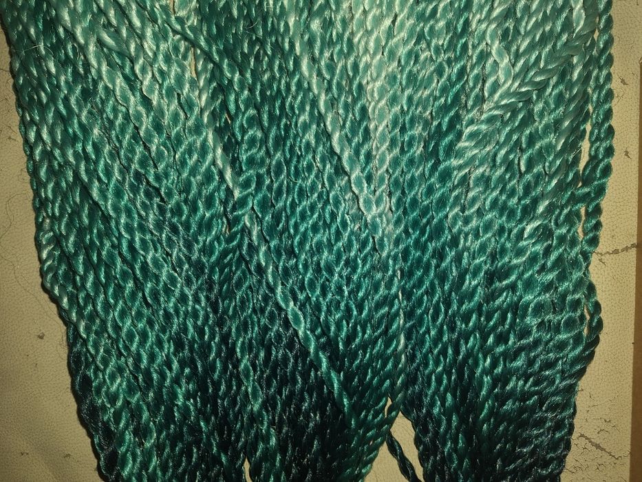 sztuczne warkoczyki z kanekalonu