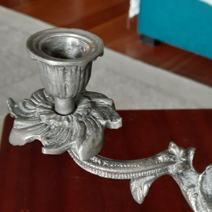 Candelabro antigo 3 lumes