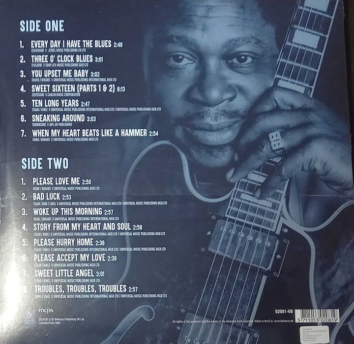 B. B. KING King of the Blues LP