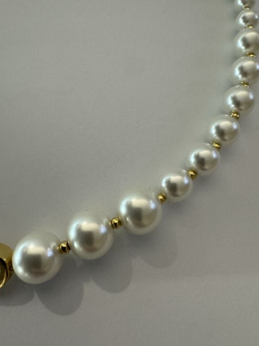 Cudny naszyjnik z pereł Dior