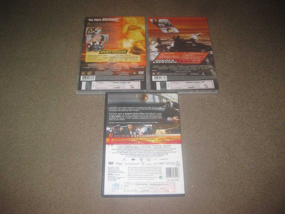 Trilogia em DVD "Correio de Risco" com Jason Statham