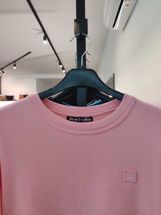 Світшот Acne Studios Crewneck Sweatshirt Pink