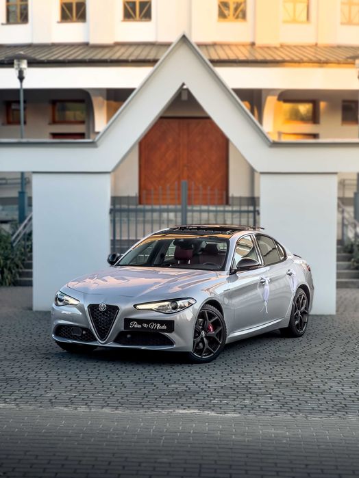 Alfa Romeo Giulia Veloce do ślubu auto na ślub | Lubelskie LaVeloce.pl