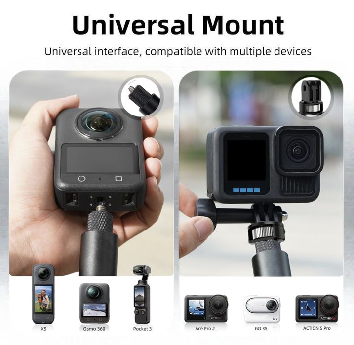 Селфі-палка монопод для GoPro, Insta360.