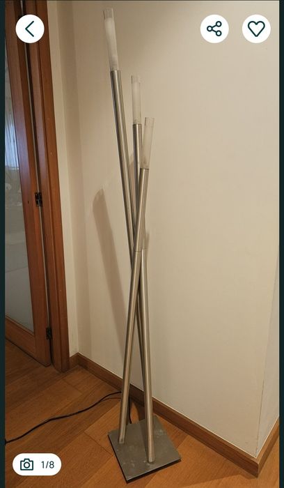 Conjunto de sala,  3 candeeiros modernos