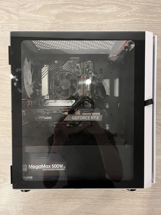 Игровой ПК i5-10400F / RTX 3060 Ti 8GB / 32GB DDR4 / SSD 500GB / Белый