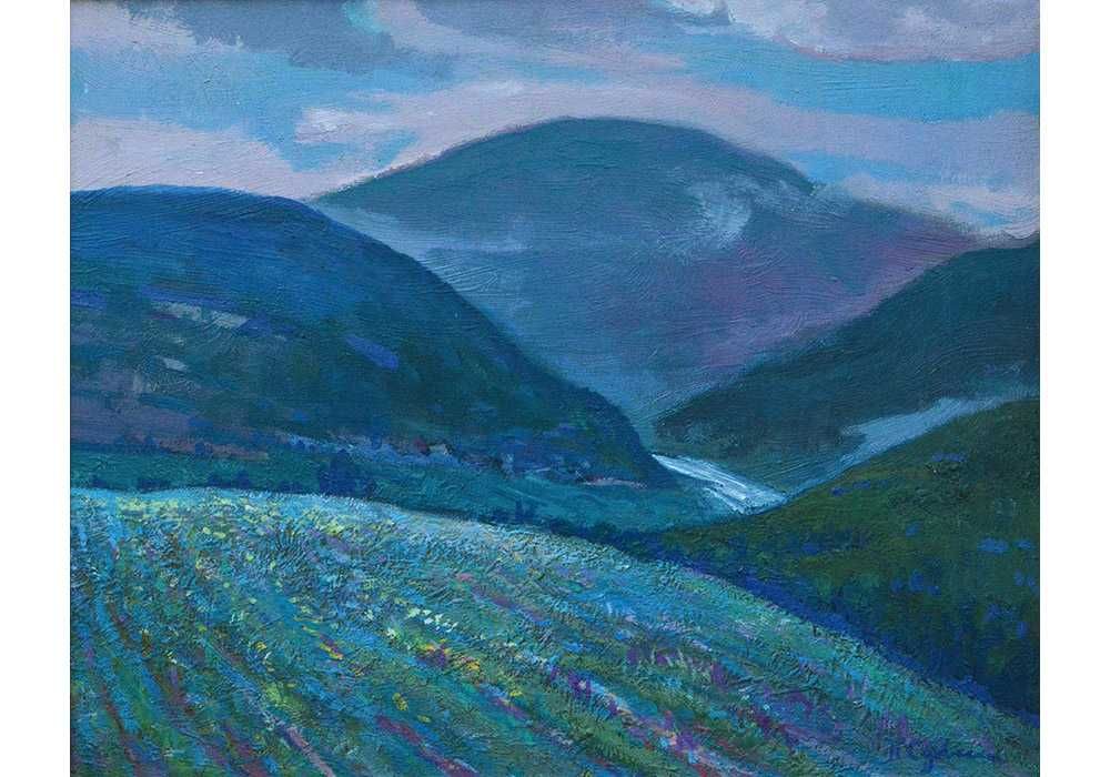 Школа А.Шовкуненко - Сулименко Петр (1914-1996) Карпаты. х/м Карпати