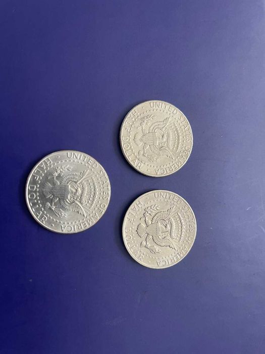 Монета 50 центов США Кеннеди  ( 1/2 доллара, half dollar )
