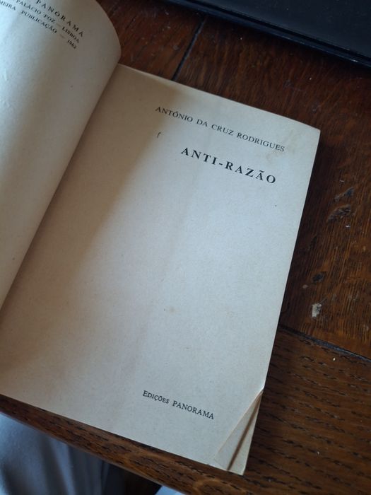 Livro antonio cruz rodrigues anti razao