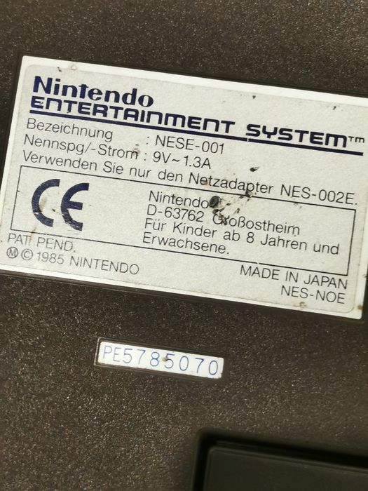 Consola Nintendo NES Retro