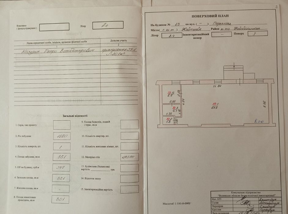 Оренда приміщення 80.1 м2 у смт. Благодатне