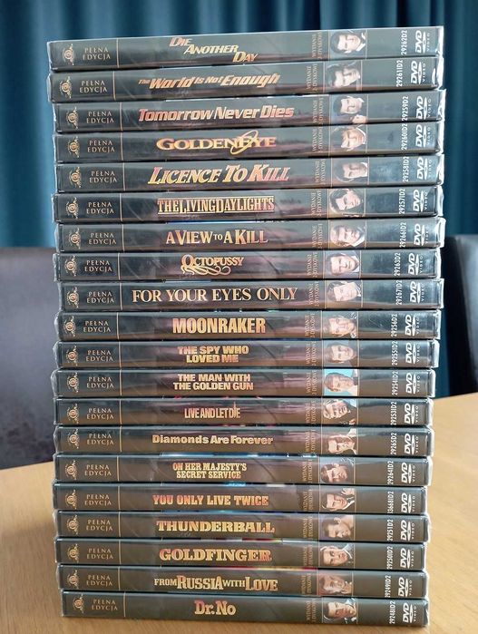 James Bond 007 Kolekcja 40 dvd wydanie specjalne Folia ! Okazja !