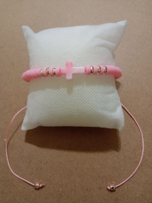 Nowa regulowane bransoletka rużowa.