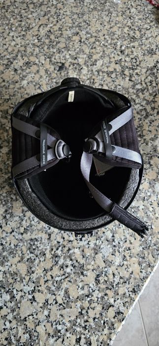 Capacete Ski / Snowboard No Fear customizado com suporte GoPro