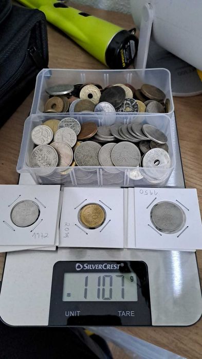 1.1Kg de moedas do mundo
