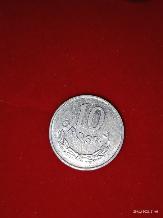 Kolekcjonerska Moneta 10groszy 1977rok