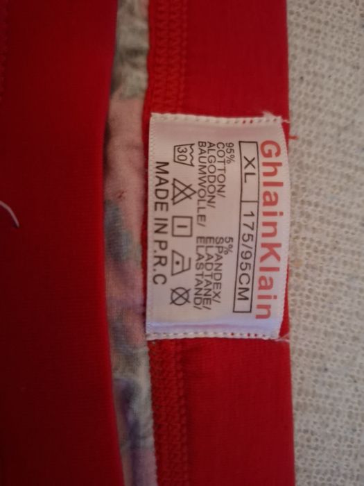 Bokserki męskie nowe kolor czerwony rozmiar XL.