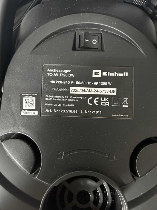 Odkurzacz do popiołu 1250W Einhell TC-AV 1720 DW