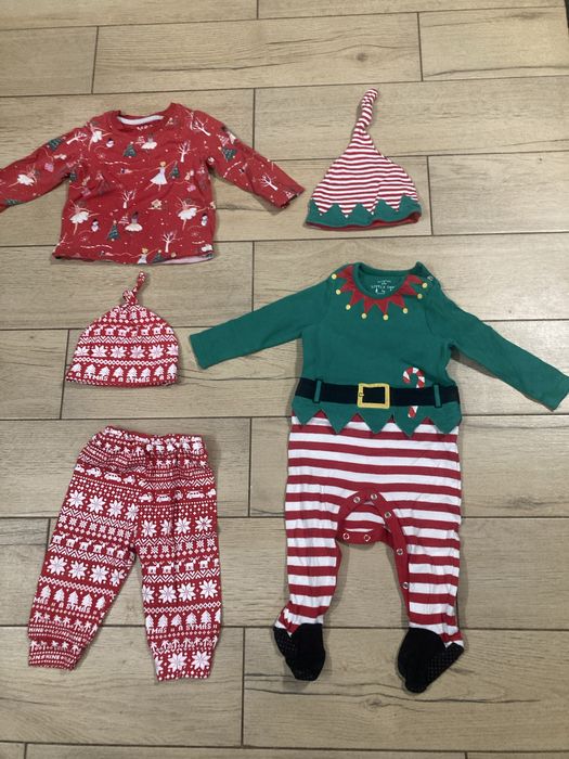 Body , pajac stroje Świeta Bożego Narodzenia rozm 80/86