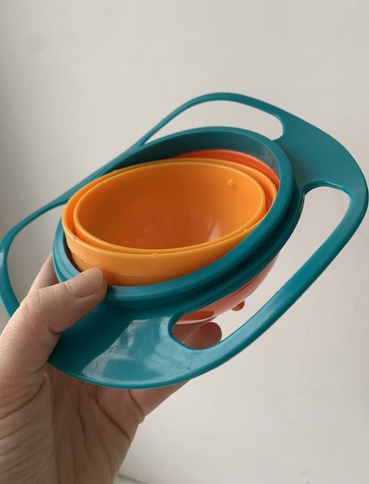 Тарелка детская перевёртыш, непроливайка